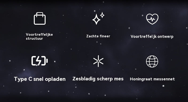 Mini elektrisch scheerapparaat