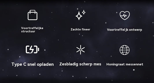 Mini elektrisch scheerapparaat